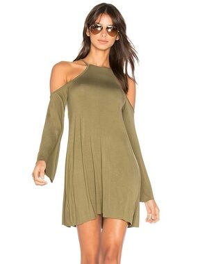 Clayton Everly Dress in Olive XS